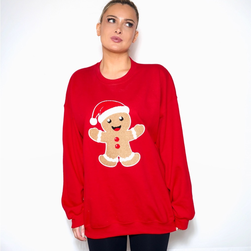 NWT Reindeer SequinCrewneck
